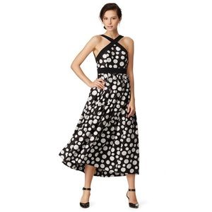 Jill Stuart Kusama Polka Dot Halter Midi Dress 12